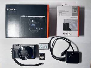 中古品 美品 / ソニー サイバーショット RXシリーズ / SONY Cyber-shot DSC-RX100M3 / 防滑手柄アタッチメントグリップAG-R2付き