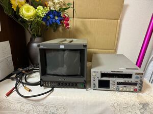 SONY　トリニトロン　ビデオモニター　PVM-9044Q　ジャンク DSR-45 セット