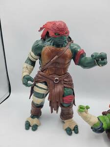 2014 Teenage Mutant Ninja Turtles TMNT 11in Michelangelo & Raphael Action Figure 海外 即決