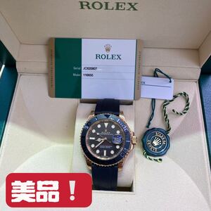 美品！ロレックス 腕時計　ROLEX ヨットマスター40 116655 ピンクゴールド K18PG 腕時計 メンズ 中古 自動巻　