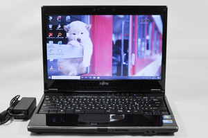 極美品 カメラ搭載 希少 小型 win10 office2019 即使用 FMV-BIBLO MG/G70 高速i3-330/快適4GB/大容量320GB/DVD/無線/カメラ/HDMI