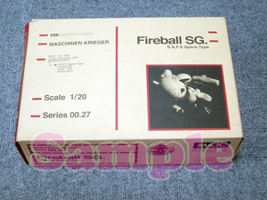 WAVE 1/20 Ma.k 「Fireball SG. Series 00.27」ファイアーボールSG. マシーネンクリーガー未組立品