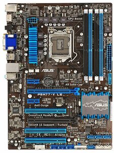 ASUS P8H77-V LE マザーボード Intel H77 LGA 1155 ATX メモリ最大32G対応 保証あり　