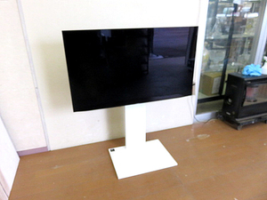 直接引き取り限定/発送不可 2021年製 SHARP/シャープ AQUOS OLED 55V型 4K有機ELテレビ「4T-C55DQ1」壁面スタンド　AndroidTV搭載/倍速対応