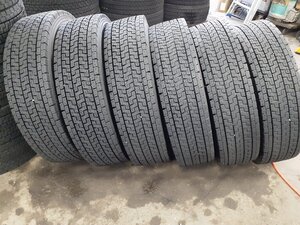 上パF7096■225/80R17.5 123/122L　6本価格　YOKOHAMA ZEN903ZW　送料無料 冬 ’20年’21年 7～8分山 中型 トラック 4t 地山 スタッドレス