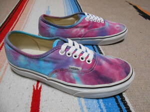 VANS AUTHENTIC オーセンティック タイダイ スケートボード サーフィン レゲエ ヒッピー SKATEBOARD BMX SURFING GRATEFUL DEAD DOGTOWN