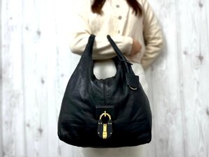 極美品 LOEWE ロエベ カリエ ハンドバッグ ショルダーバッグ バッグ ナッパレザー 黒 78796