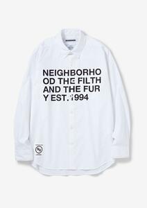 未使用　19AW ネイバーフッド　DESIGN-1 SHIRT Mサイズ neighborhood