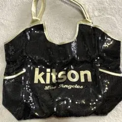 新品未使用　kitson スパンコール バッグ 黒 Los Angeles