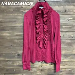 ♦︎【ナラカミーチェ】NARACAMICIE 長袖シャツ　レトロ　S