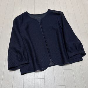 美品 アリスバーリー ノーカラー ボレロジャケット L