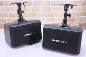 PIONEER スピーカー 吊り下げタイプ 取り付けアーム付き ペア 2台セット CS-V15 パイオニア 中古現状品 音出しチェック済み■(Z3362)