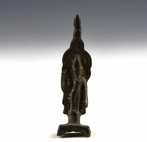 【蔵A2559b】中国古美術　鍍金銅仏　隋～唐時代　本物保証
