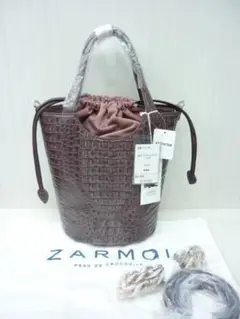 ZARMOI CAIMAN カイマン 3WAY ハンドバッグ ワニ 本革 a