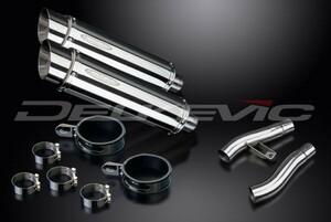 DELKEVIC スリップオンステンレスマフラー★TRIUMPH TROPHY 900 1996-2002 350mm KIT30AF