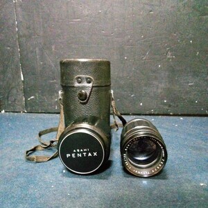 ASAHI PENTAX ペンタックス カメラレンズ TAKUMAR 1:3.5/135 ケース付き