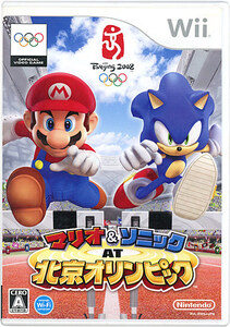 【中古】【ゆうパケット対応】マリオ＆ソニック AT 北京オリンピック Wii カバーいたみ [管理:1350012478]