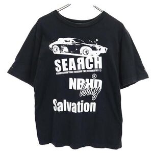 ネイバーフッド 両面 プリント 半袖 Tシャツ S 黒 NEIGHBORHOOD メンズ