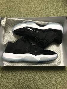 美中古 27.5 AIR JORDAN 11 RETRO LOW FV5104-004 SPACE JAM