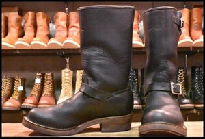 【9.5D 良品 21年】WESCO ウエスコ カスタムボス ブラック 黒 11インチハイト ビブラム700シングル ブーツ BOSS HOPESMORE