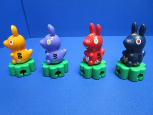 EVA×RODY×伊藤園 コラボ オリジナル ケーブルフィギュア 全4種セット 新世紀エヴァンゲリオン×ロディー×伊藤園 四つ葉のクローバー