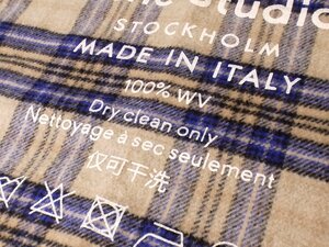 アクネ Acne Studios グラデチェック マフラー【L