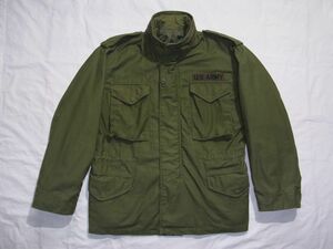 ☆ 80s WINFIELD社製 U.S.ARMY M-65 フィールド ジャケット sizeMEDIUM-SHORT オリーブグリーン☆USA古着 SCOVILL ミリタリー 米軍実物 70s