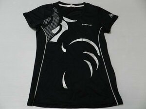 レディース！■le coq/ルコック製！【★ブラック！シルバー・ドット模様等！】ウエア・Ｔシャツ！/Mサイズ