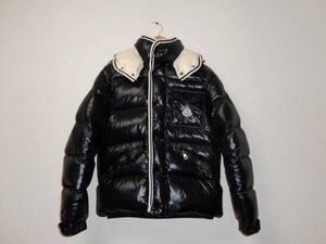 即決 国内正規品 ブラック モンクレール BRANSON ダウンジャケット サイズ0 MONCLER ブランソンk2 マヤ