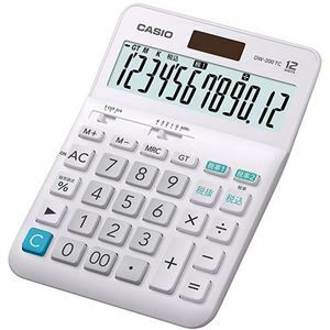 【新品】カシオ計算機 CASIO W税率電卓 デスクタイプ12桁 DW-200TC-N