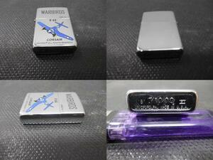 Zippo・ライター・ビンテージ・WARBIRDS・F4U・CORSAIR・飛行機・AVIREX・ALL RIGHTS RESERVED / B XI・1995年頃～