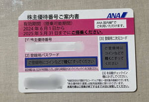 ana 株主優待券　即時番号通知します