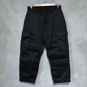 cantate カンタータ M-48 FIELD PANTS コットン 高密度 ミリタリー フィールド カーゴパンツ size.W30 ブラック 日本製 型番.21AWCA0297