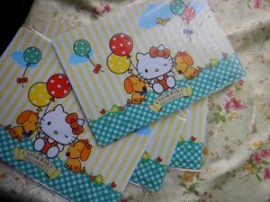 COO&RIKU HELLO KITTY SANRIO LUNCHMAT 未使用5枚　ハローキティ　サンリオ