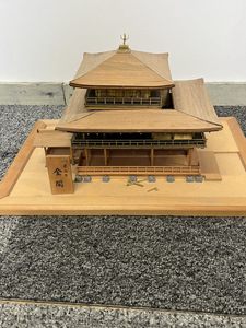 金閣寺 鹿苑寺 1/75スケール 木製 模型 引き取り限定