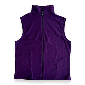 SPRING MOUNTAIN APPAREL　スプリング マウンテンアパレル フリースベスト パープル　XLサイズ Fleece Full Zip Vest 　アメリカ製