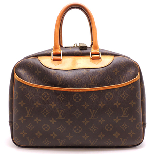 ［飯能本店］LOUIS VUITTON LV ルイ・ヴィトン ドーヴィル (ボーリングヴァニティ)※鍵無し M47270(廃番) ハンドバッグ モノグラム DH76183