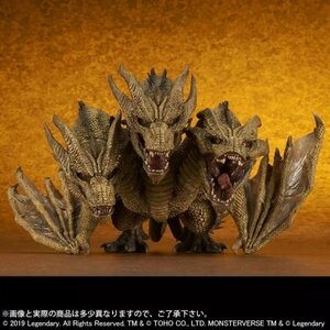 エクスプラス デフォリアル キングギドラ 2019 一般版/ゴジラ怪獣/ソフビ/フィギュア/X-PLUS 少年リック