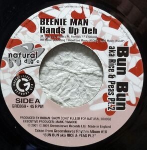 【Beenie Man / Peppa / Hands Up Deh】 [♪ZG] [♪ZQ] (R7/1)