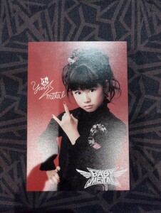 貴重！2012年 重音部 RECORDS ヘドバンギャー 非売品 特典 ポストカード YUIMETAL 水野由結 BABYMETAL さくら学院 ベビーメタル キツネ 