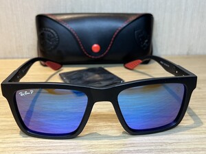 レイバン×フェラーリ　Ray-Ban×Ferrari　サングラス　ブラック　ブルー　未使用　2