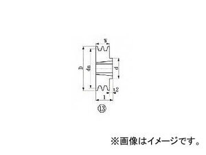 エバオン/EVERON ブッシングプーリー SPB 190mm 溝数2 SPB1902(3806278) JAN：4571314379435