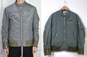 アイ ジュンヤマン × ノースフェイス GORE-TEX ライダースジャケット XS カーキ eYe JUNYA WATANABE MAN THE NORTH FACE HA5990