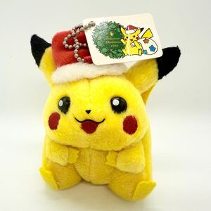 ポケモンセンター製 ピカチュウ サンタ チェーン付きマスコット (pokemon center Pocket Monster Xmas Christmas サンタクロース pikachu