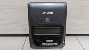 AIWA アイワ　AM-F1 ポータブル　MDレコーダー　MDプレーヤー　ミニディスク　ジャンク