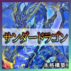 【送料無料】遊戯王 No.126 サンダードラゴン デッキ 40枚 遊戯王 本格構築　超雷竜‐サンダードラゴン 孤高除獣　雷神龍 混沌領域 大量