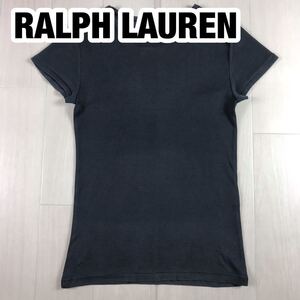 RALPH LAUREN ラルフローレン 半袖Tシャツ M ブラック 刺繍ポニー