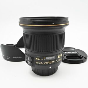 並品/動作◎　Nikon 単焦点レンズ AF-S NIKKOR 20mm f/1.8G ED AFS20 1.8G　ニコン