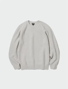 UNIQLO［シンプル　デザイン　3Dクルーネックセーター　長袖］Lサイズ