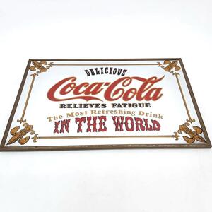 Coca-Cola コカコーラ パブミラー ビンテージ 壁掛け 鏡 インテリア